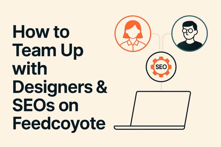 The Writer’s Scaling Solution: How to Team Up with Designers & SEOs on Feedcoyote