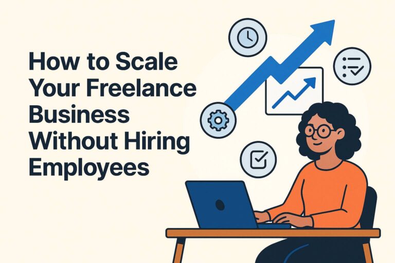 How to Scale Your Freelance Business Without Hiring Employees
