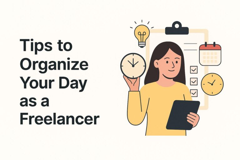 Tips to Organize Your Day as a Freelancer